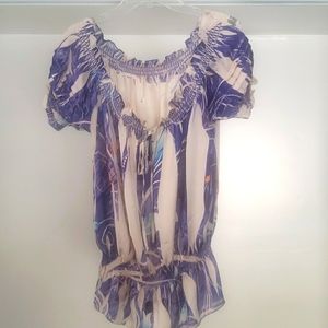 Silky Bohemian Style Top